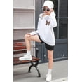 thumbnail image 4 of Aideaone Girls Sweatshirt Crewneck Long Sleeve Casual Graphic Pullover Tops for Kids 7-14 Years, 4 of 6