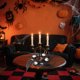 thumbnail image 4 of Hogar y cocina, Decoración del hogar, Decoración navideña, Corona de calabaza y hoja de arce de Halloween, candelabro de flores con forma de globo ocular de terror, decoración de escritorio para fiest, 4 of 6