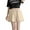 Khaki, variant on Womens Casual Shorts Drawstring Sweat Elastic Waist Running Workout With Pockets Girls Bottoms Shorts
