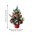 thumbnail image 5 of YingYouFu Small Christmas Tree, Tabletop Mini Christmas Tree, Artificial Table Top Xmas Tree for Holiday Home Indoor Christmas Decorations, 5 of 7