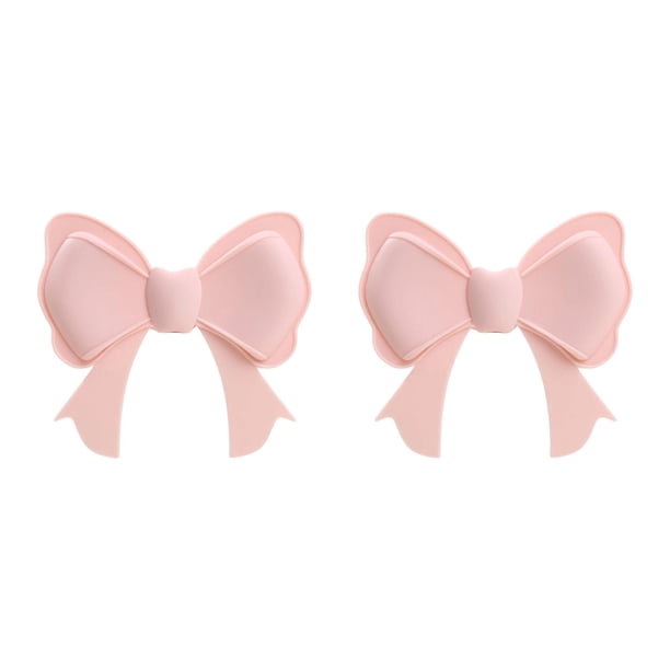 2 piezas de accesorios para auriculares con lazo, accesorio para auriculares, regalo para familiares y amigos, de silicona. Rosa