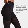thumbnail image 3 of Medias SPANX Tight-End, muy negras, con forma de nivel 2, 3 of 6