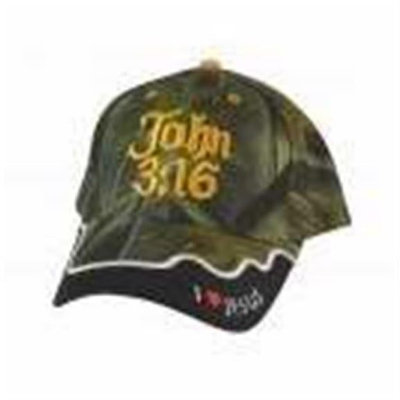 Swanson Christian Supply 111790 Cap - John 3-16 - Camo