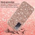 thumbnail image 4 of Compatible with Samsung S20 FE Case Glitter Shockproof, for Samsung Galaxy S20 FE Phone Case Bling Sparkly Soft TPU and PC Silicone Shiny Girl Women Thin Protective Cover (Rose Gold), 4 of 14