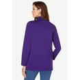 thumbnail image 2 of Roaman's Women's Plus Size Long Sleeve Mockneck Ultimate Tee, 2 of 6