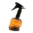 thumbnail image 1 of Vogacara Botella de espray para peluquería, herramienta de aspersión, botellas de almacenamiento, modelado de Calavera, pulverizadores de agua Cuidado del cabello Naranja, 1 of 6