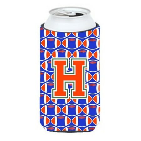 

Carolines Treasures CJ1083-HTBC Letter H Football Green Blue and Orange Tall Boy Beverage Insulator Hugger Tall Boy