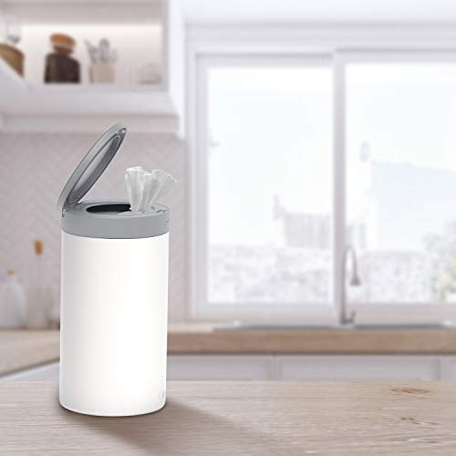 Spectrum Cleaning Wipes Dispenser Stainless Steel Container 1-Handed Use