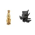 thumbnail image 1 of Figura de guepardo,Figura de guepardo dorado,adorno de escritorio moderno,Adorno de mesa con estatua de guepardo realista,Figura de mesa,Estantes de sujetalibros Estatua de sujetalibros, 1 of 8