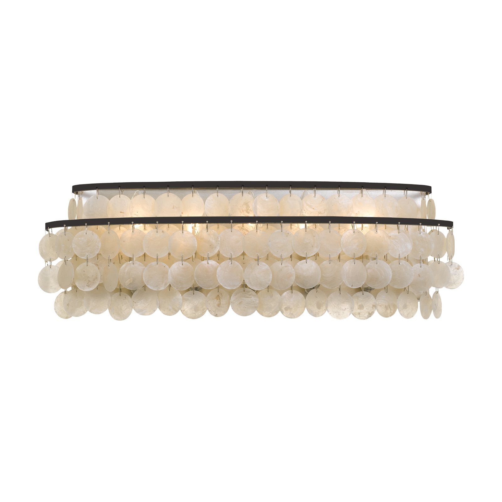 elight DESIGN ED02305BZ Capiz Shell Bathroom Vanity Light