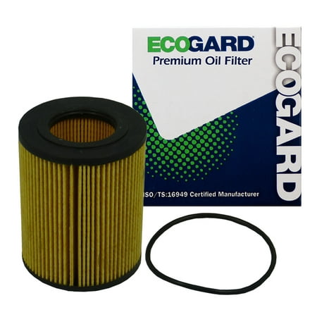 ECOGARD X5247 Cartridge Engine Oil Filter for Conventional Oil - Premium Replacement Fits BMW 325i, X5, 325Ci, X3, 330Ci, 528i, 530i, Z3, 328i, 525i, 325xi, 323i, 330i, Z4, 330xi, 323Ci, 328is,
