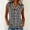 #0366-Black, variant on Neewe Women’s Summer Sleeveless Button Down Shirt Leisure Collared Blouses with Plaid Casual Basic Tank Tops