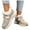 Grey, variant on Snow Sneakers for Women Suede Platform Winter Boots Slip on Loafers Arch Support Casual Outdoor Plush Short Booties Brown 8.5