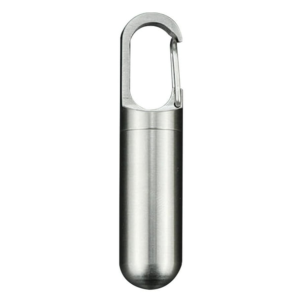 Pastillero portátil, impermeable y sellado, mini dispensador de pastillas, organizador de pastillas para el bolso S