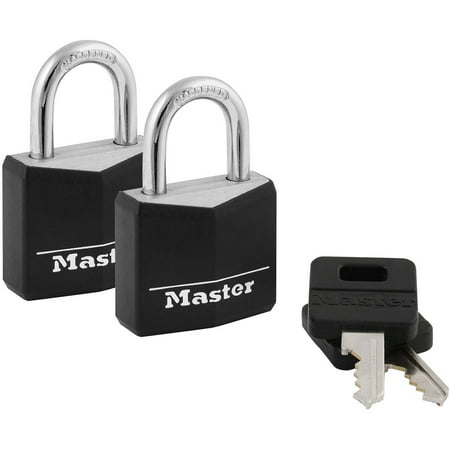 Master Lock 30mm Covered Padlocks, 2pk