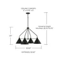 thumbnail image 4 of Capital Lighting - Alden - 4 Light Chandelier In Modern Style-20 Inches Tall and, 4 of 7