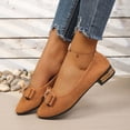 thumbnail image 2 of Summer Women's Casual Pointed Toe Flat Shoes with Rhinestone Bow Detail Low Heel Comfortable Footwear, 2 of 9