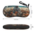 thumbnail image 2 of Bingfone Astronaut Flower Field Print Sunglasses Case Portable Travel Zipper Eyeglasses Case With Hook, 2 of 6
