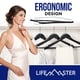 thumbnail image 2 of Juego de perchas de madera Lifemaster, 30 piezas, antideslizantes, color negro, 2 of 7