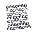 thumbnail image 4 of LOVIVER 5x50x Shade Net Crochet Clip Ombrage Net Fixe Clips pour Couverture de Bateau Sun Shade Net, 4 of 8