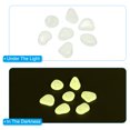 thumbnail image 4 of Unique Bargains 100Pack Glow Rocks 8-11mm Glow Pebbles Luminous Stones Decor DIY White, 4 of 7