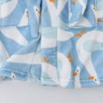 thumbnail image 5 of Boys Girls Kids Cartoon Hooded Bathrobe Flannel Toddler Robe Pajamas for 18 24 Months 3T 4T 5T 6T 7T 8T Toddler Winter Clothes Cozy Thick Sleepwear for All Seasons,Sky Blue,Size 4-5T, 5 of 6