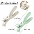 thumbnail image 3 of Hot Plate Gripper Tongs, Multi-Function Anti-Scald Bowl Clip, Silicone Non-Slip Hot Dish Plate Holder Tongs, Kitchen Silicone Anti Slip Clip, Kitchen Utensil for Bowls, Pans, Dishes, Mint Green, 3 of 9