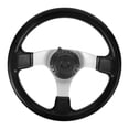 thumbnail image 5 of Niceauty Stylish Black PU Steering Wheel for Kart Modified Vehicles and Go Kart Racing, 5 of 8