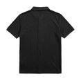 thumbnail image 6 of EANJE Polo Shirts for Men Waffle Short Sleeve Golf Shirts Casual 3 Buttons Solid Color Collared T Shirts Tops Black 2XL, 6 of 8