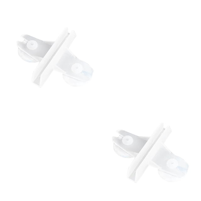 Methold Placas de aislamiento de rejilla de grava, separador de placas para acuario de agua dulce para restaurante, suministros para mascotas Blanco Acortar 2piezas