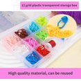 thumbnail image 3 of 159pcs Knitting Markers Stitch Locking Clips, Crochet Pins Crochet Markers, Stitch Markers For Crocheting, Stitch Marker Crochet Clips Locking Clips C, 3 of 5