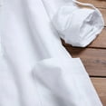 thumbnail image 4 of Women's V Neck Dress, Long Sleeve A-Line Midi Dress with Pockets for Casual Wear, 4 of 6