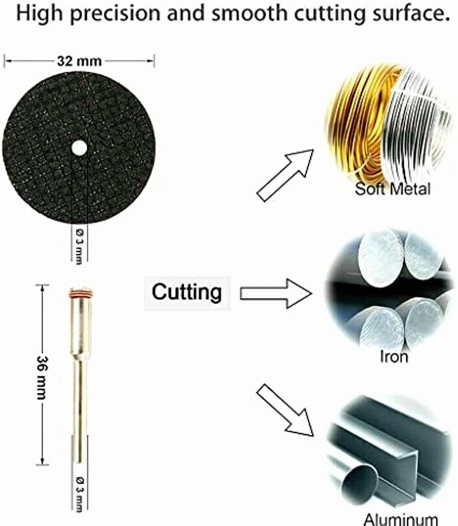 ZYLER- 30Pcs Cutting Wheel Set Drill For Dremel Rotary Tool Accessories W/ 1/8" Mandrel
