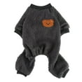 thumbnail image 2 of Vêtements d'Hiver pour Animaux de Compagnie Pyjama Chat Onesies Combinaisons Chiot Tenues Velours Épais, 2 of 6