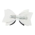 thumbnail image 5 of Unique Bargains 1 Pc Duckbill Clip Halloween Bow Spiderweb Hair Clip for Women Black Purple, 5 of 5