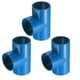 thumbnail image 1 of Uxcell 3Pcs 2" Tee 3 Vías Conectores de Accesorios de Tubo, Accesorios de Esquina de Grado de Construcción de Muebles para Estructura de Soporte de Jardín de Estante DIY, Conexión de Carpa, Azul, 1 of 6