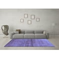 thumbnail image 3 of Ahgly Company Machine Washable Indoor Rectangle Abstract Blue Contemporary Area Rugs, 5' x 8', 3 of 4