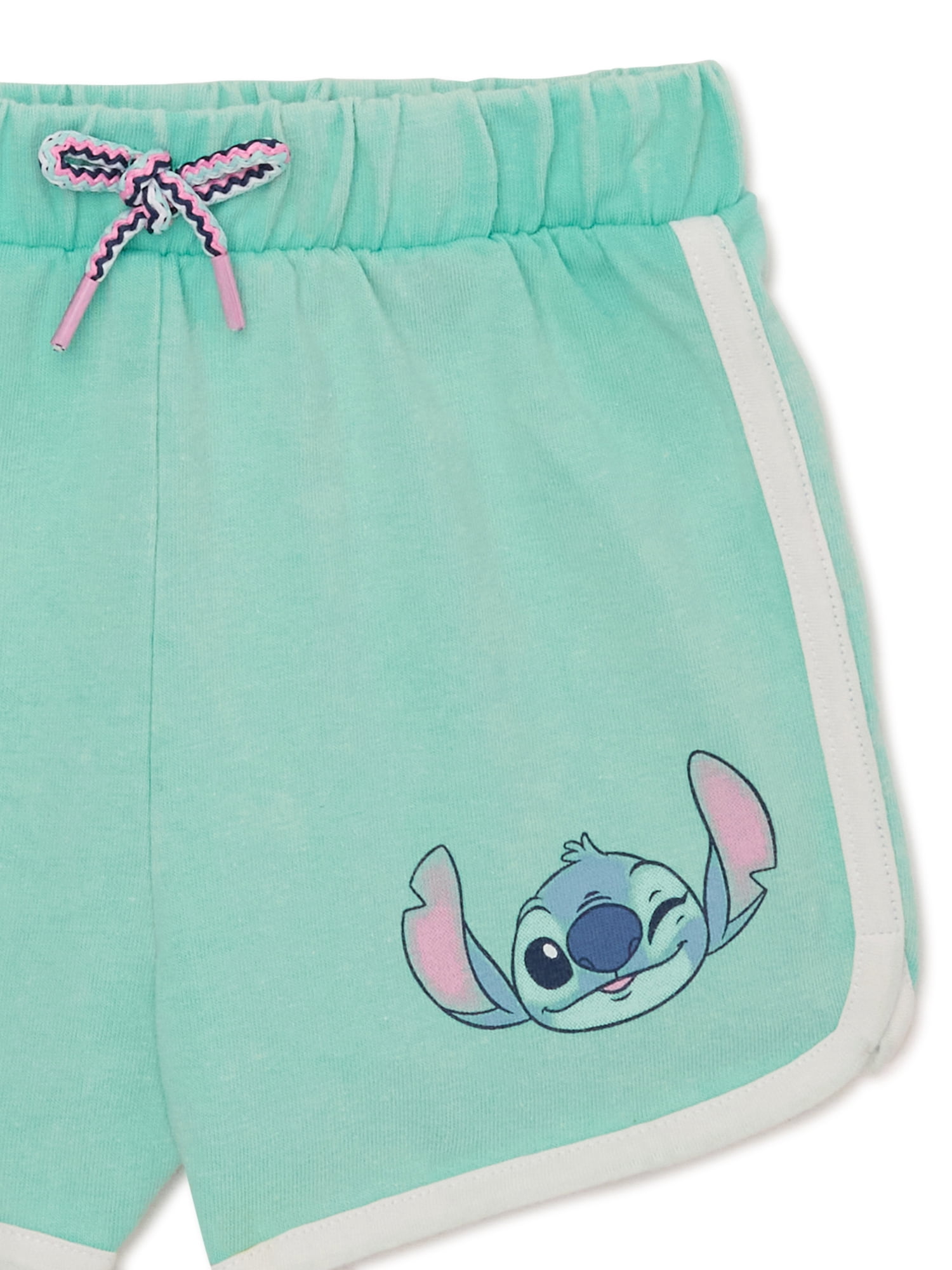 Disney Toddler Girls Stitch T-Shirt and Shorts Set, 2-Piece, Sizes 2T-5T