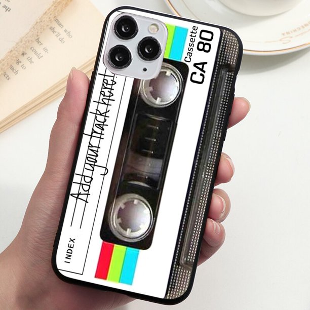 Funda blanda de estilo Retro con cinta de Cassette Vintage para iPhone 14 Pro Max 13 12 11 Pro XS Max Mini SE 2022 2020 7 8 6 6S Plus X XR Coque Tan Jianjun unisex