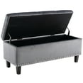 UIXE 41.3" Storage Ottoman Bench Bedroom Benches Storage Large Foot