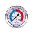 thumbnail image 2 of Measureman Medidor De Presión De Filtro De Piscina Lleno De Líquido, Tamaño De Esfera De 2 ", Caja De Acero Inoxidable 304, 0-35Psi/250Kpa, Montaje Central Trasero De 1/4" Npt, 2 of 5