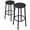 Black, variant on Magshion Counter Height Bar Stools Set of 2, 25.5" Backless Bar Stools with Steel Frame, Modern Breakfast Stools for Kitchen Dining Room Island, Brown
