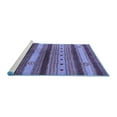 thumbnail image 2 of Ahgly Company Machine Washable Indoor Rectangle Oriental Blue Industrial Area Rugs, 5' x 8', 2 of 4