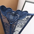 thumbnail image 4 of Women's Lace Thongs, T Back Low Waist Panties Seamless V-Shape Design Lace Thongs for Women, 4 of 5