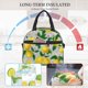 thumbnail image 4 of Disketp Lemon Seamless Pattern Oil Painting Effect Lonchera Térmica para Mujer y Hombre, Bolsa de Almuerzo Reutilizable e Impermeable para Trabajo, Viajes y Picnic, 4 of 7