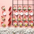 thumbnail image 2 of Pinzas de madera para árbol de Navidad, pinzas para fotos, pinzas para la ropa, pinzas para manualidades, pinzas para colgar, Papá Noel, oso, muñeco de nieve, alce, 2 of 5