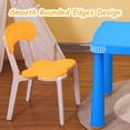 thumbnail image 4 of Domi Kids 3 Piece Plastic Toddler Table and Chair Set.Children Activity Table(Tricolor), 4 of 7