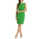 thumbnail image 2 of Vestido de mujer sin mangas de corte ajustado Inspire Chic, con escote barco, vestido para el trabajo, verde lima M, 2 of 6