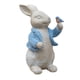 thumbnail image 1 of Estatua de animal con efecto madera, conejo de pie, accesorios para fotos, escultura rústica para primavera Azul, 1 of 9