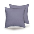 thumbnail image 1 of Alexandra'S Secret Home Collection Solid Print Lightweight Pillow Shams, 18" x 18", Purple, 2-Pieces, 1 of 4